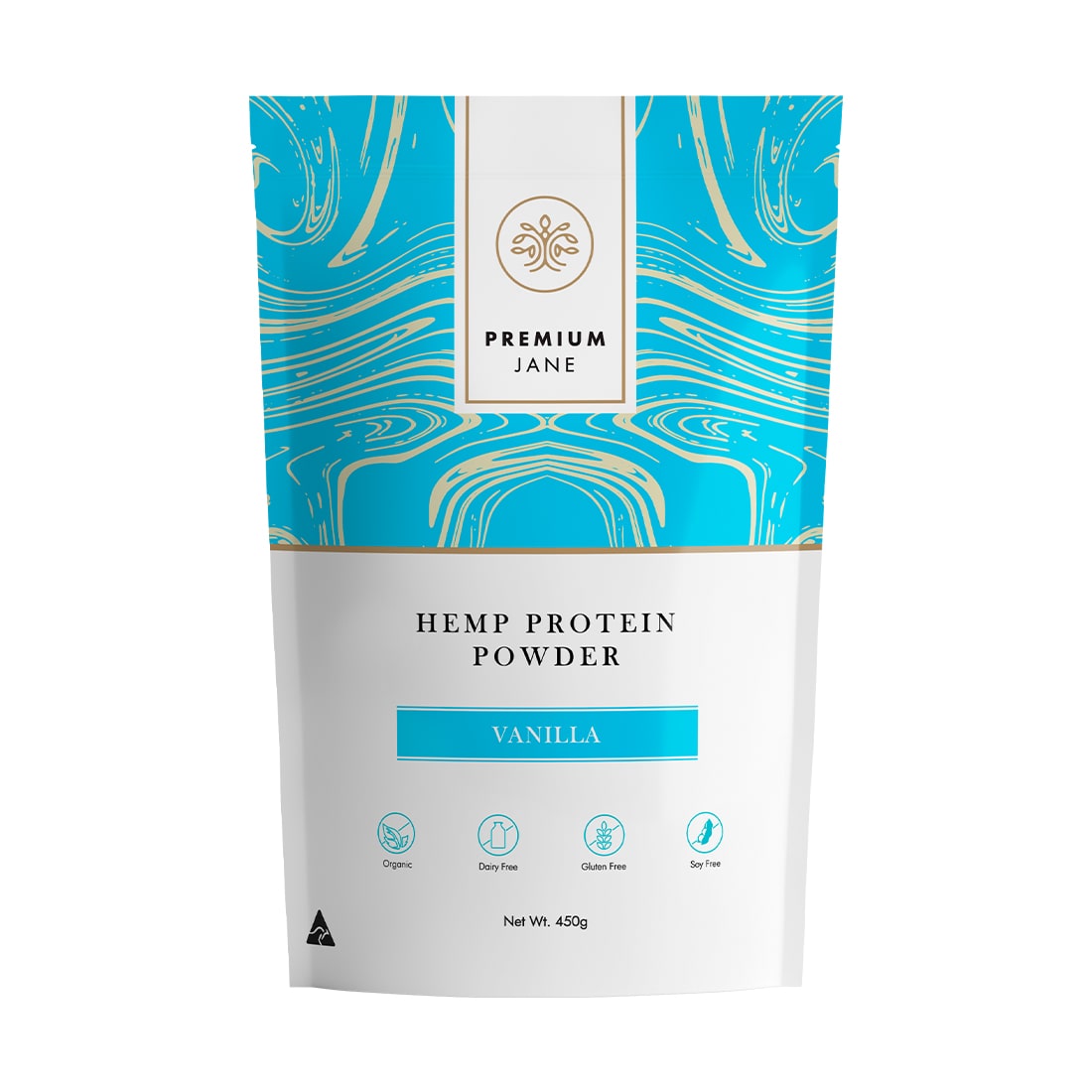 450g Hemp Protein Powder (30g per serve) vanilla - preview